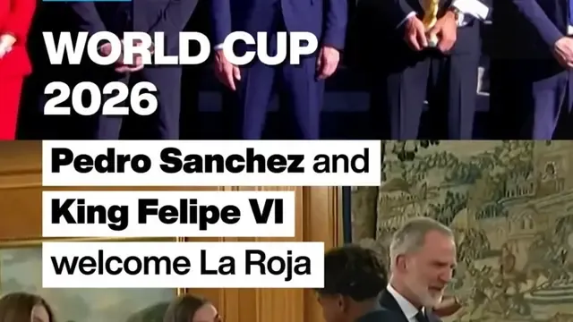 World Cup 2026: Pedro Sanchez and King Felipe VI welcome La Roja