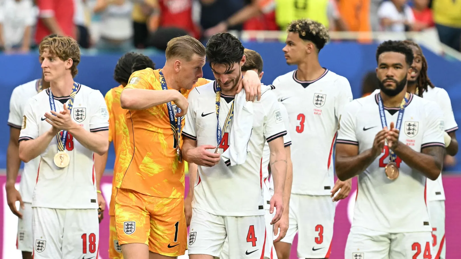 Who performed best in the England player ratings?
